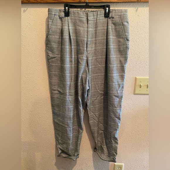 Vintage Plaid D.K. Gold Trousers - Picture 1 of 6